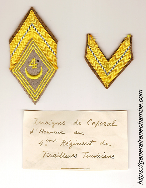 René Chambe -Caporal honoraire 4e RTT