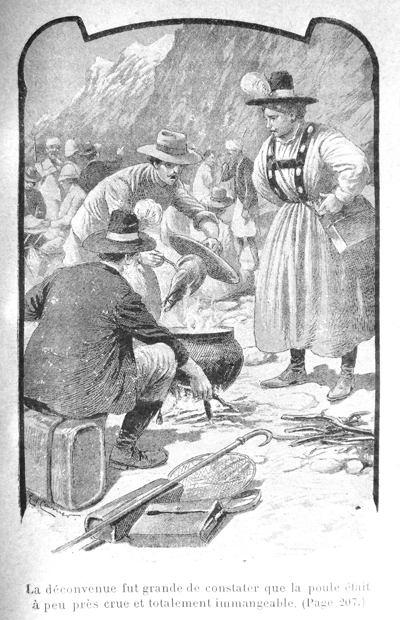 René Chambe - Emile Chambe Au faite de la terre 1899 - illustration