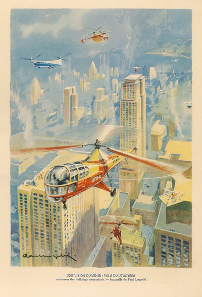 René Chambe - Paul Lengellé - Autogyres - Histoire de l aviation 1949