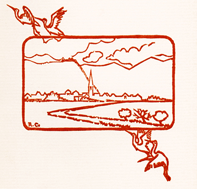 René Chambe - Cloches françaises clocher Alsace détail - Niedernai 1922