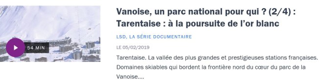 Vanoise 2-4 France Culture