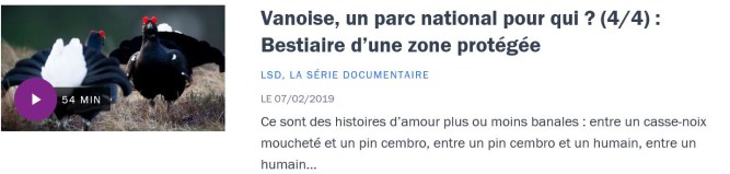 Vanoise 4-4 France Culture