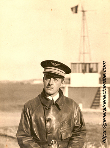 René Chambe - commandant 35e esc Lyon Bron 1938