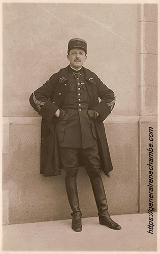 René Chambe - commandant de groupe c1929 Lyon Bron