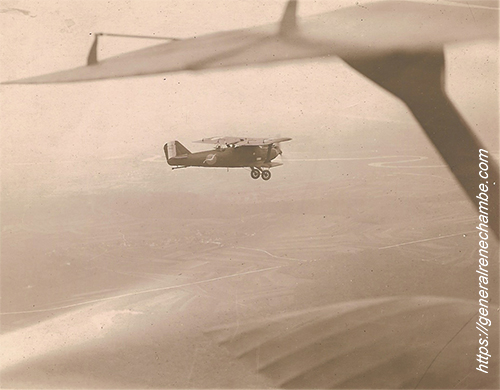 René Chambe - pilote un Potez 25 Verdun sur le Doubs 1929