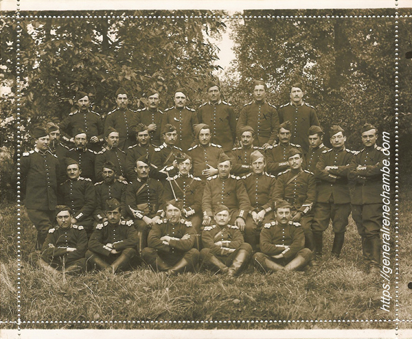 René Chambe - son peloton du 20e Dragon oct1914